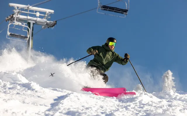 Skier at Mount Washington